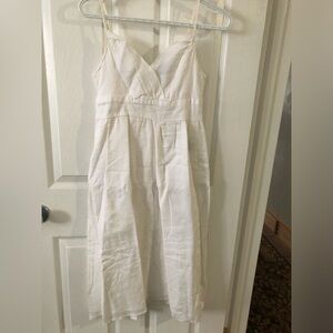 Linen fabric dress
